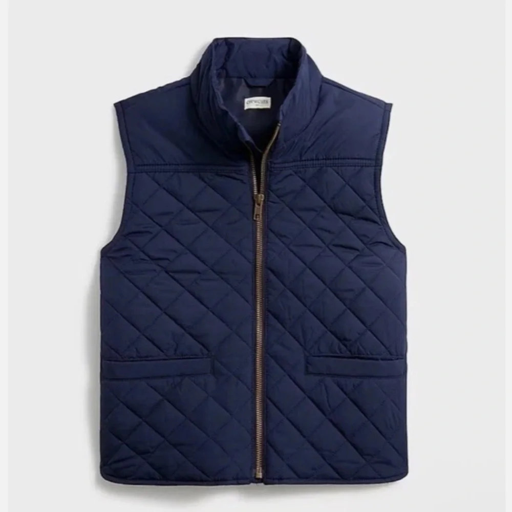 New: Crewcuts Quilted Walker Vest in Navy Blue. Size xs or 4 / 5